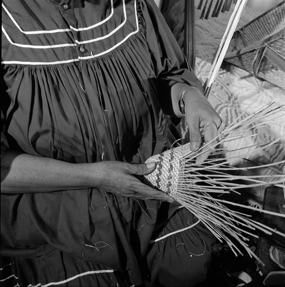 Close-up of Basket Weaving