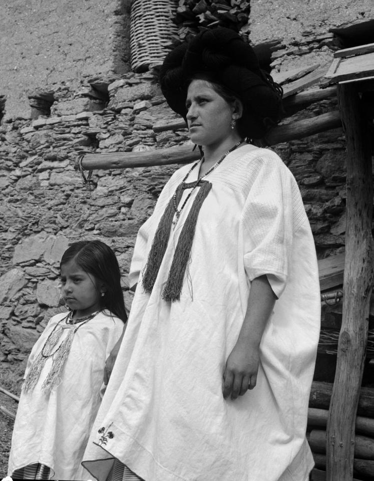 Zapotecan Woman & Child in Costume