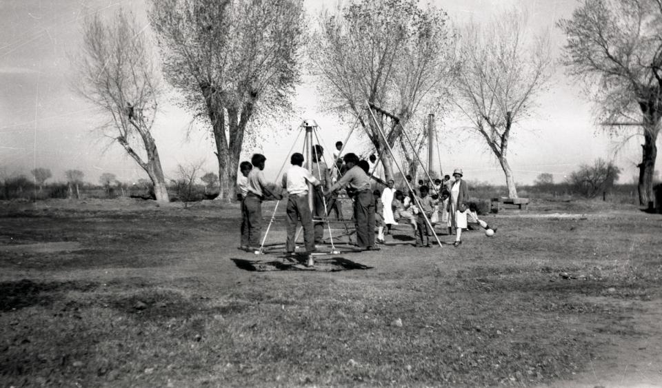 Children Playing On Playground
