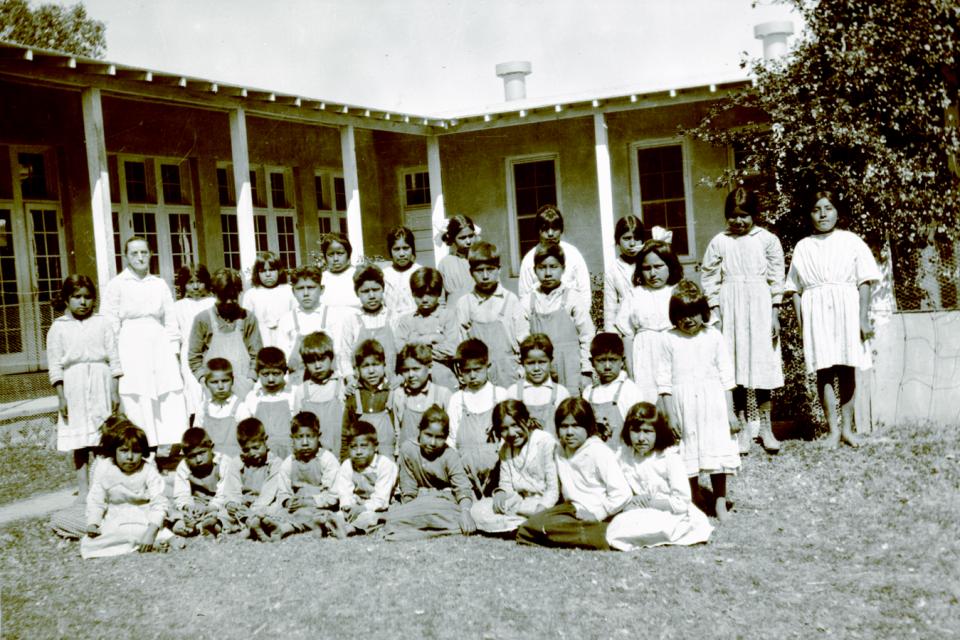 Group in Front of School