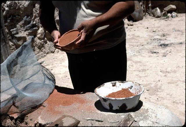 Hematite pigment dug from a nearby mountain is used to paint the pots_image #18.jpg