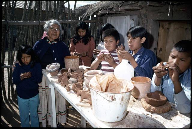 Laura Kermen teaches pottery making to the students from the Topawa Mission School_image #9.jpg