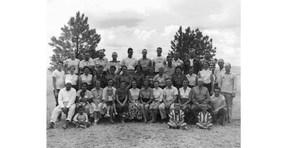 Staff and students of the 1956 season