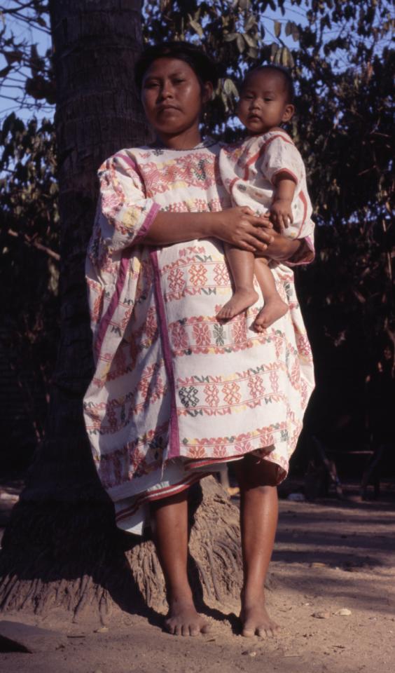 Amusgo Woman & Child